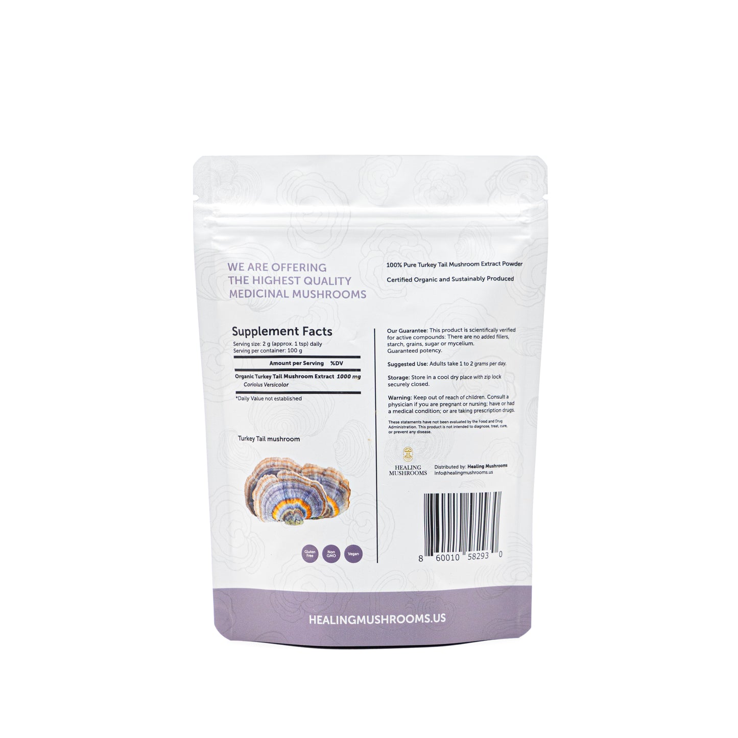 Turkey Tail - Extract Powder