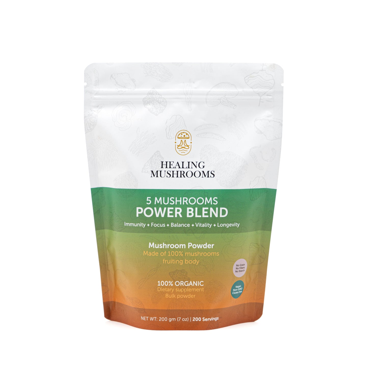 5 Mushrooms Powder Blend
