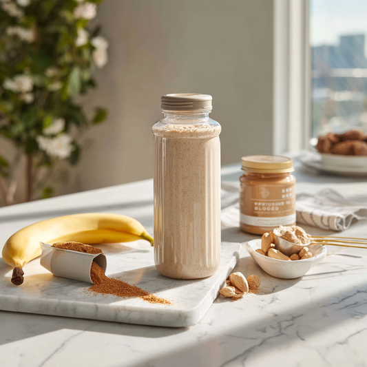 “The 2-Minute Focus Fuel Smoothie (No Blender Needed)”