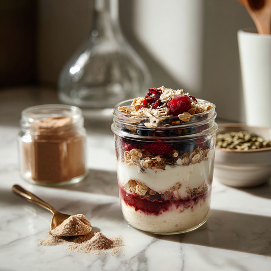 Turkey Tail Immunity Parfait: Gut Health in a Jar