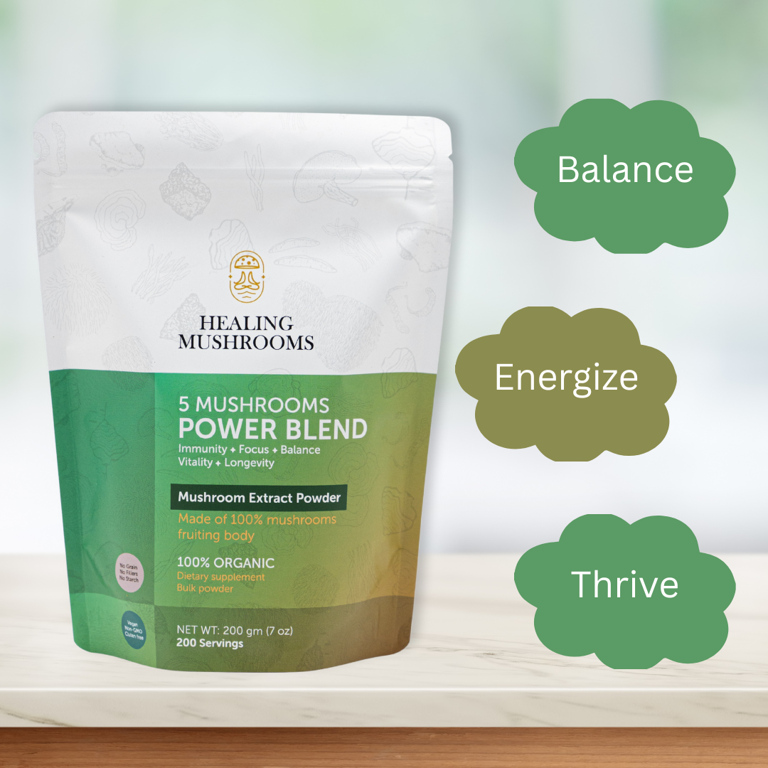 5 Mushrooms Blend - Extract Powder